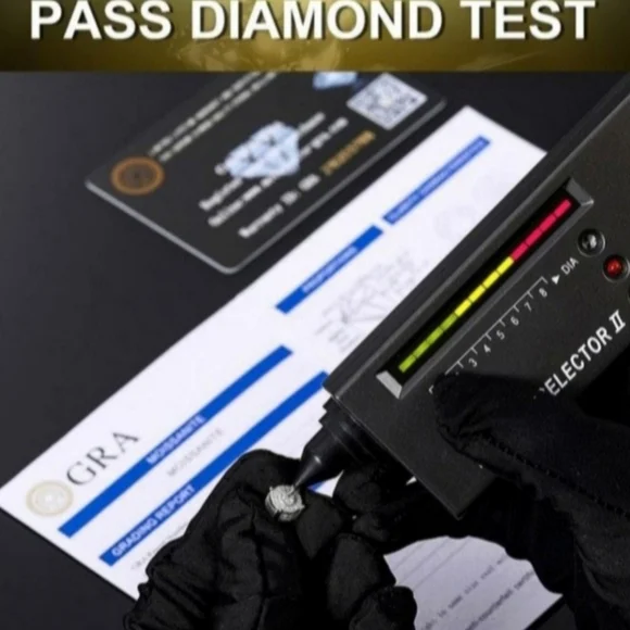 Elegant 4ct Moissanite Silver Solitaire Ring - Picture 7 of 11